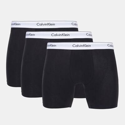 Calvin Klein Men's Modern Boxer Briefs (3 Pack) Black Calvin Klein Men's Modern Boxer Briefs (3 Pack) Black