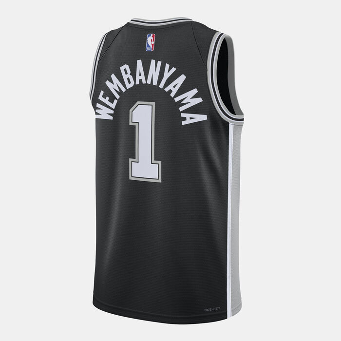 Nike Men 22/23 NBA San Antonio Spurs Icon Edition Swingman Basketball Jersey Black Nike Men 22/23 NBA San Antonio Spurs Icon Edition Swingman Basketball Jersey Black image number 1
