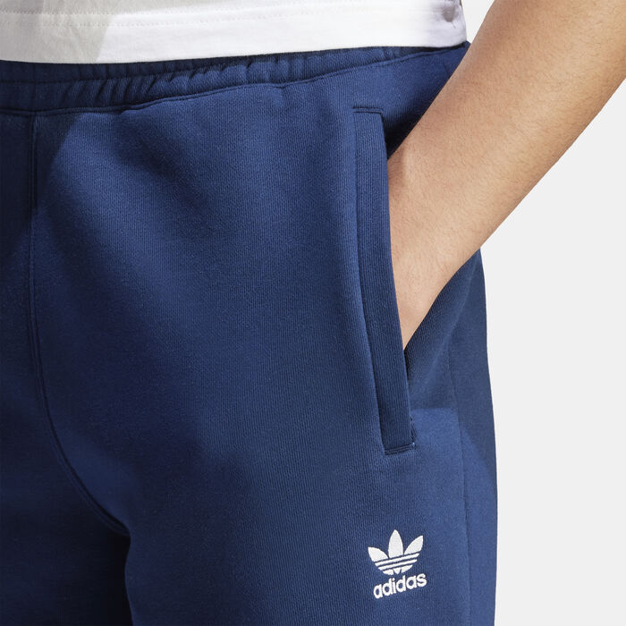 adidas Originals Men's Trefoil Essentials Shorts Blue adidas Originals Men's Trefoil Essentials Shorts Blue image number 3
