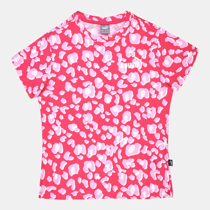PUMA Kids' Ess+ Animal T-Shirt Pink image number 0
