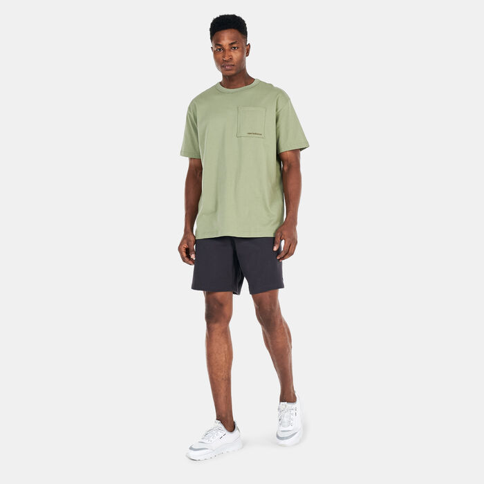 New Balance Men's Athletics Nature State Shorts Green New Balance Men's Athletics Nature State Shorts Green image number 2