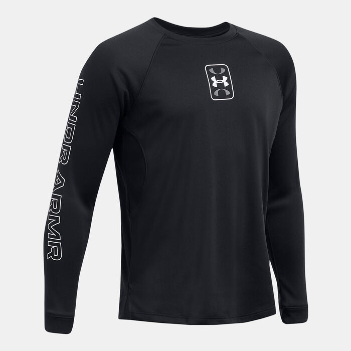Under Armour Kids' Zone Shooting Basketball T-Shirt Black Under Armour Kids' Zone Shooting Basketball T-Shirt Black image number 1