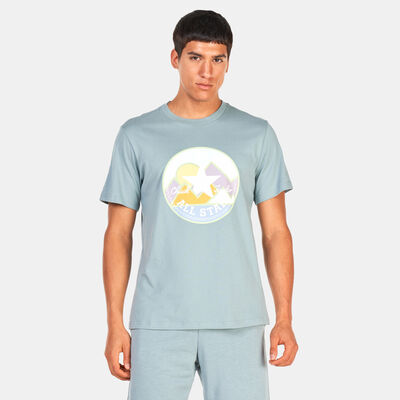 Converse Men's Coastal Remix Chuck Patch T-Shirt Grey