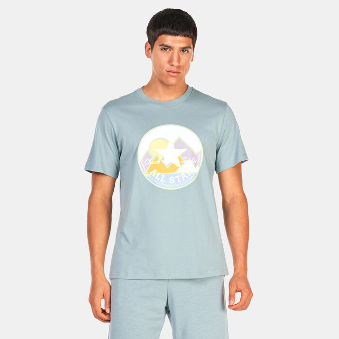 Converse Men's Coastal Remix Chuck Patch T-Shirt Grey image number 0