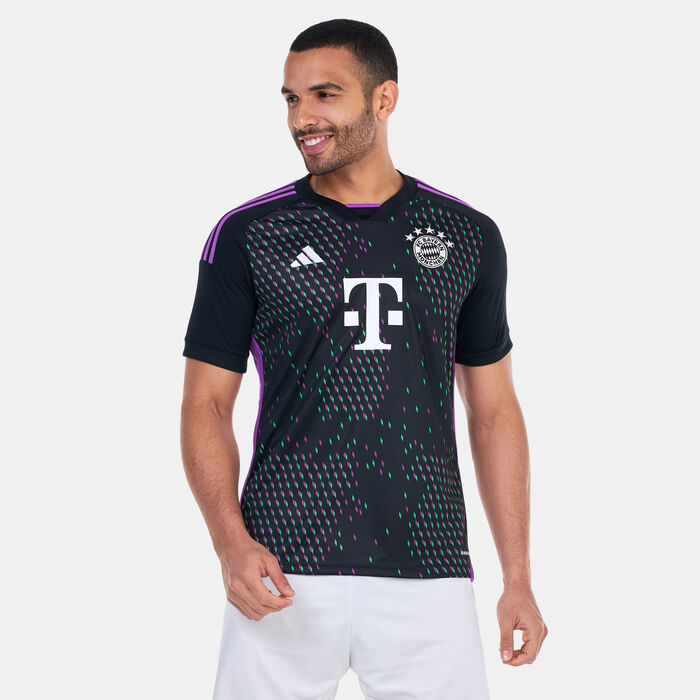 adidas Men's FC Bayern Munich Away Jersey - 2023/24 Black image number 0
