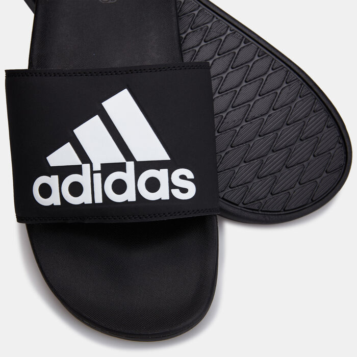 adidas Men's Adilette Comfort Slides Black adidas Men's Adilette Comfort Slides Black image number 2