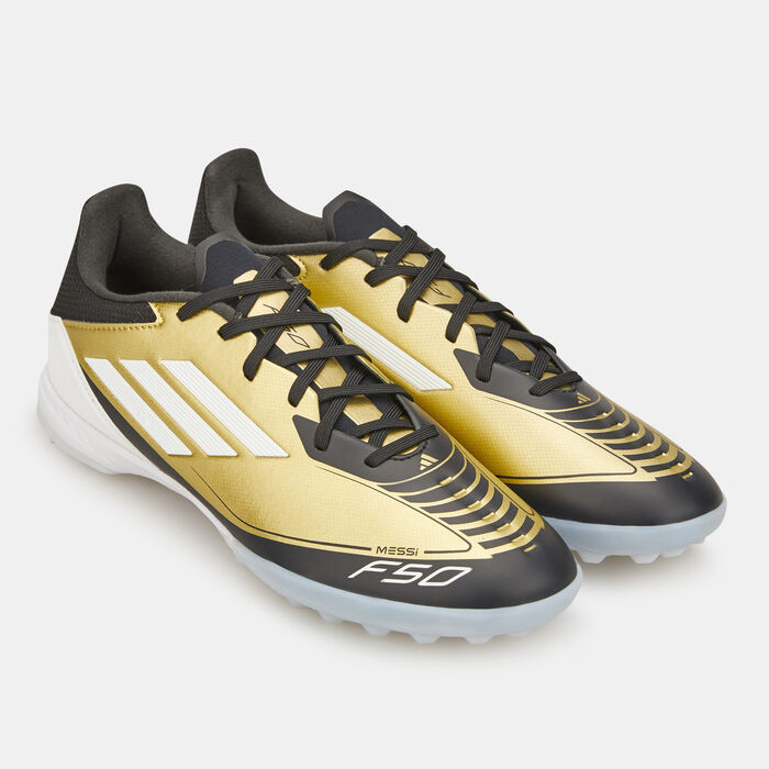adidas Men's F50 League Messi Turf Ground Football Shoes White adidas Men's F50 League Messi Turf Ground Football Shoes White image number 1