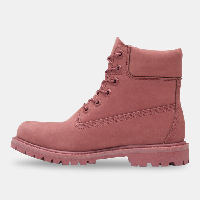 Timberland Women's Premium Waterproof Boots Red Timberland Women's Premium Waterproof Boots Red image number 2