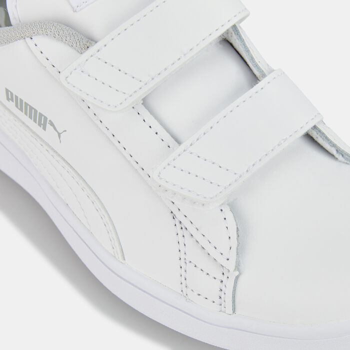 PUMA Kids' Smash V2 Leather Shoe White PUMA Kids' Smash V2 Leather Shoe White image number 4