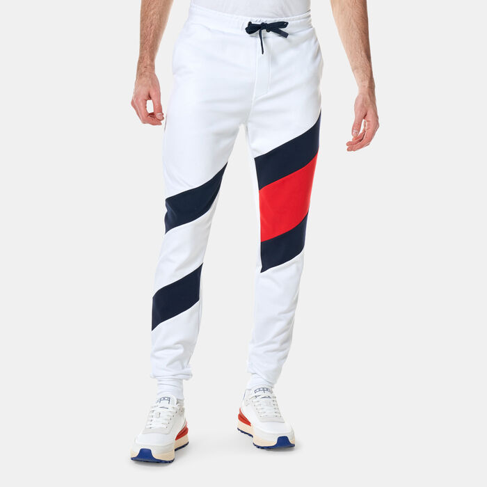 Tommy Hilfiger Men's Colourblocked Logo Sweatpants White Tommy Hilfiger Men's Colourblocked Logo Sweatpants White image number 0