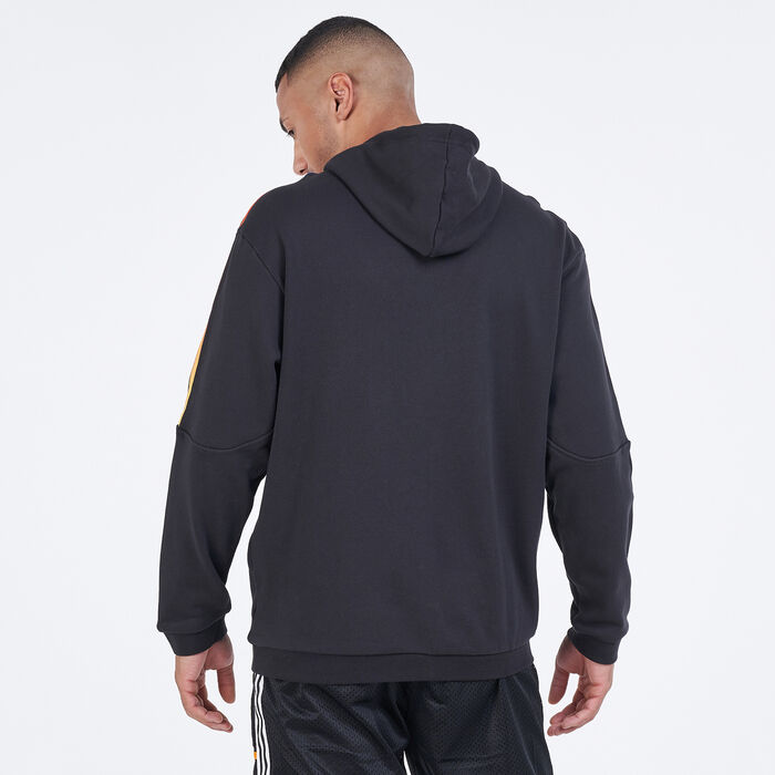 adidas Originals Men's SPRT 3-Stripes Hoodie Black adidas Originals Men's SPRT 3-Stripes Hoodie Black image number 1