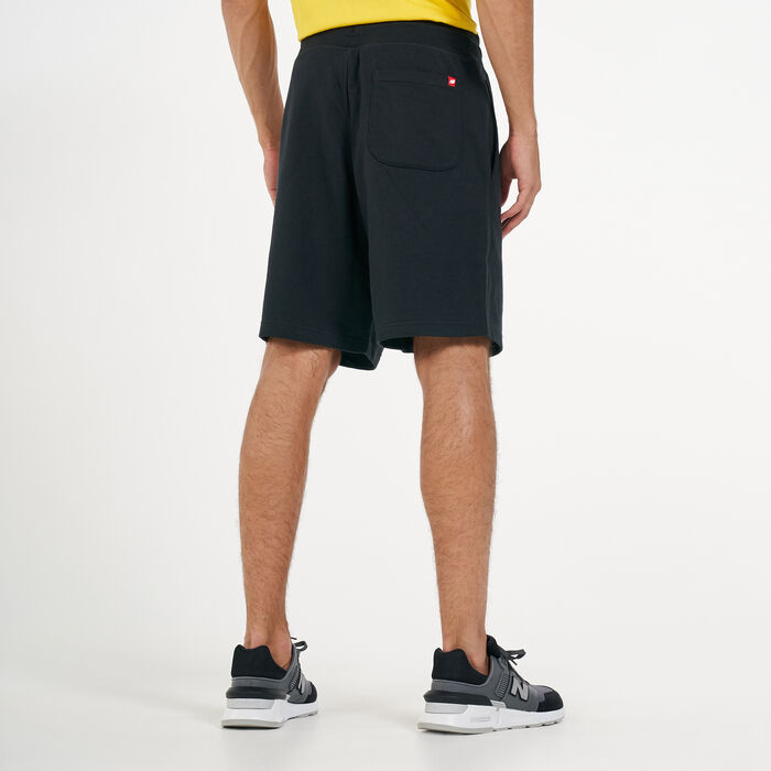 New Balance Men's Essentials Stacked Logo Shorts Black New Balance Men's Essentials Stacked Logo Shorts Black image number 1