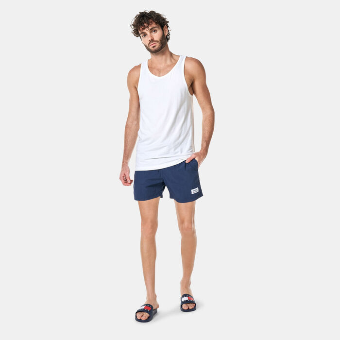Tommy Hilfiger Men's Essential Recycled Swimming Shorts Black Tommy Hilfiger Men's Essential Recycled Swimming Shorts Black image number 2
