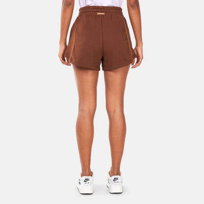 Nike Women's Sportswear Air Fleece Shorts Brown