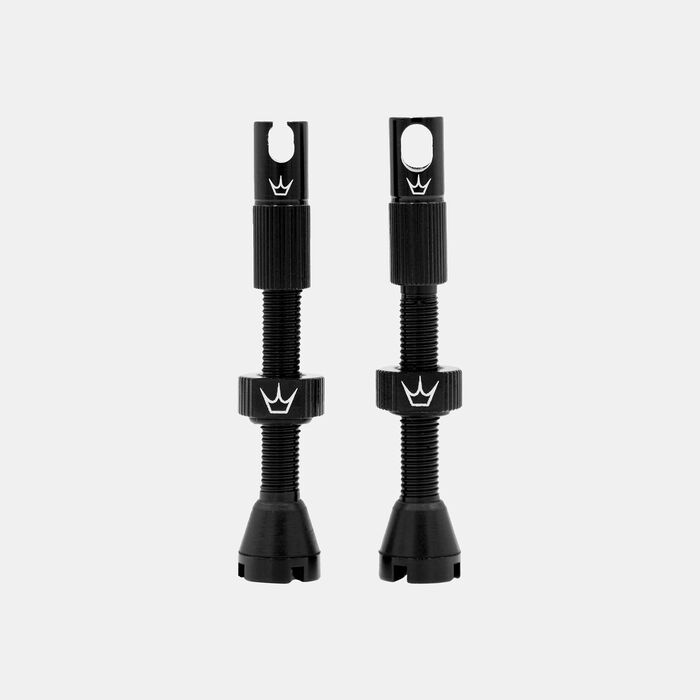Peaty’s x Chris King (MK2) Tubeless Valves - 42mm Black Peaty’s x Chris King (MK2) Tubeless Valves - 42mm Black image number 0