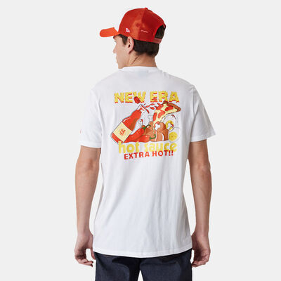 New Era Men's Food Graphic T-Shirt White New Era Men's Food Graphic T-Shirt White