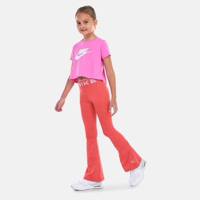 Nike Kids' Sportswear Cropped T-Shirt (Older Kids) Pink Nike Kids' Sportswear Cropped T-Shirt (Older Kids) Pink image number 2