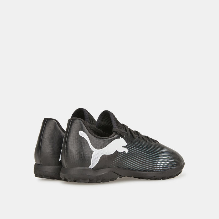 PUMA Kids' Future 7 Play Turf-Ground Football Shoes (Older Kids) Black image number 6