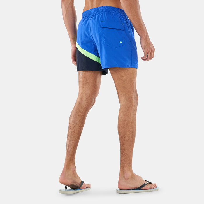 Speedo Men's Colourblock 14-Inch Swimming Shorts Blue Speedo Men's Colourblock 14-Inch Swimming Shorts Blue image number 1