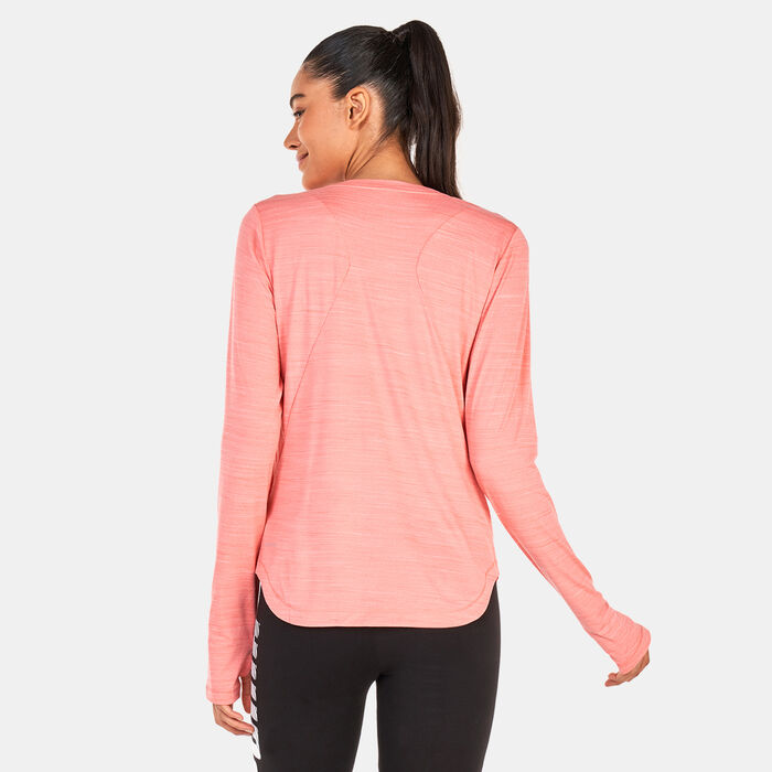 PUMA Women's CLOUDSPUN Long Sleeve T-Shirt Pink PUMA Women's CLOUDSPUN Long Sleeve T-Shirt Pink image number 1