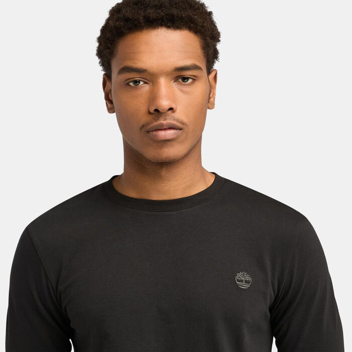 Timberland Men's Dunstan River Long Sleeve T-Shirt Black Timberland Men's Dunstan River Long Sleeve T-Shirt Black image number 3