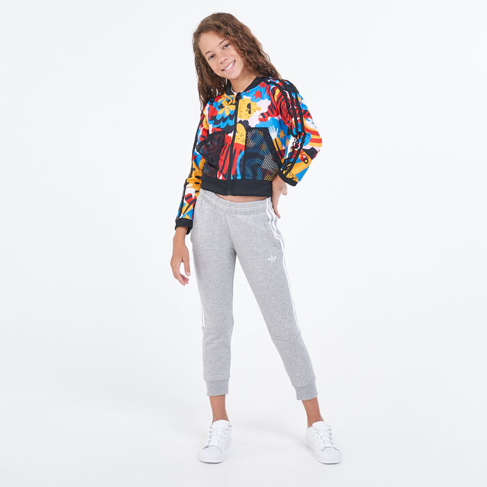 adidas Kids' Egle Cover Up Jacket Pink image number 2