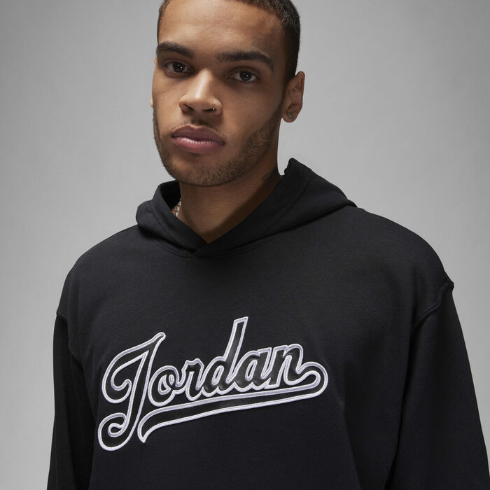 Jordan Men's Flight MVP Fleece Hoodie Black Jordan Men's Flight MVP Fleece Hoodie Black image number 2