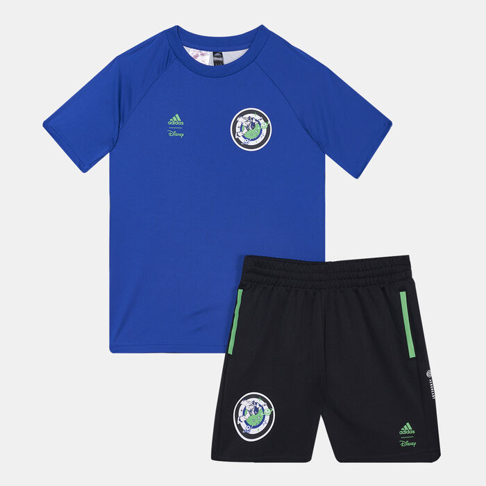 adidas Kids' Disney Toy Story T-Shirt And Shorts Summer Set Blue image number 0