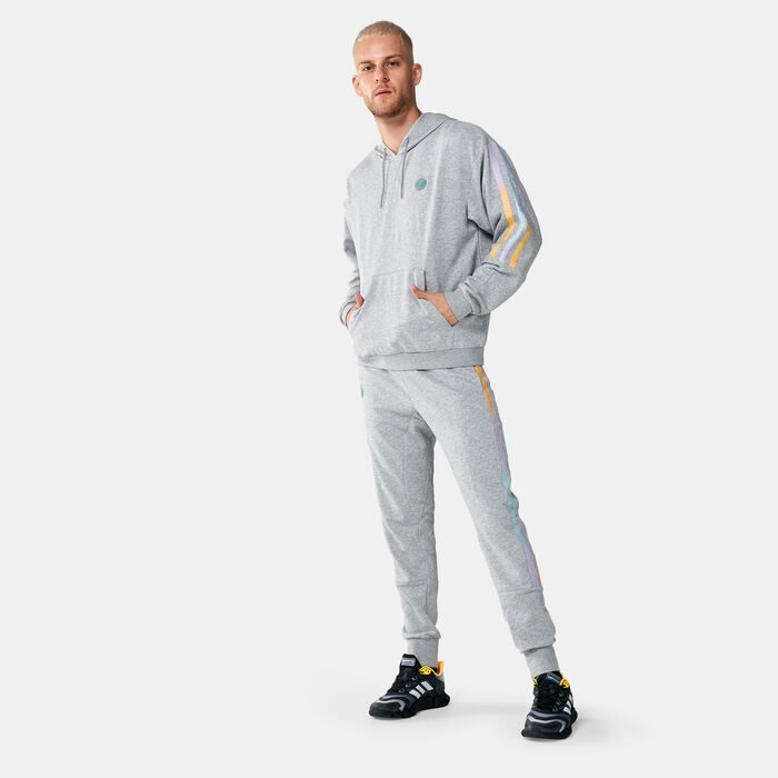 adidas Men's Donovan Mitchell Pants Grey image number 2