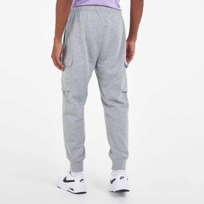 Nike Men's Sportswear Club French Terry Cargo Pants Grey Nike Men's Sportswear Club French Terry Cargo Pants Grey image number 1