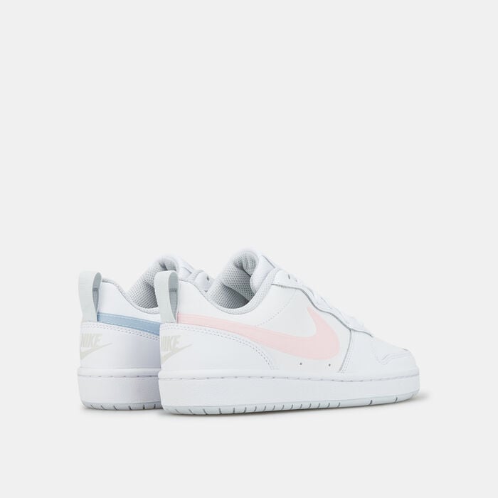Nike Kids Court Borough Low 2 Shoe White Nike Kids Court Borough Low 2 Shoe White image number 2
