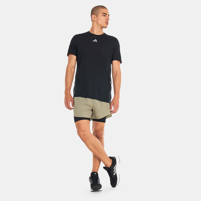 adidas Men's Win Confidence Running T-Shirt Black adidas Men's Win Confidence Running T-Shirt Black image number 2
