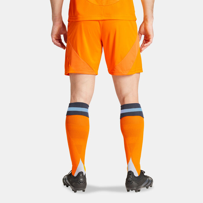adidas Men's Real Madrid 24/25 Away Replica Football Shorts Orange adidas Men's Real Madrid 24/25 Away Replica Football Shorts Orange image number 1
