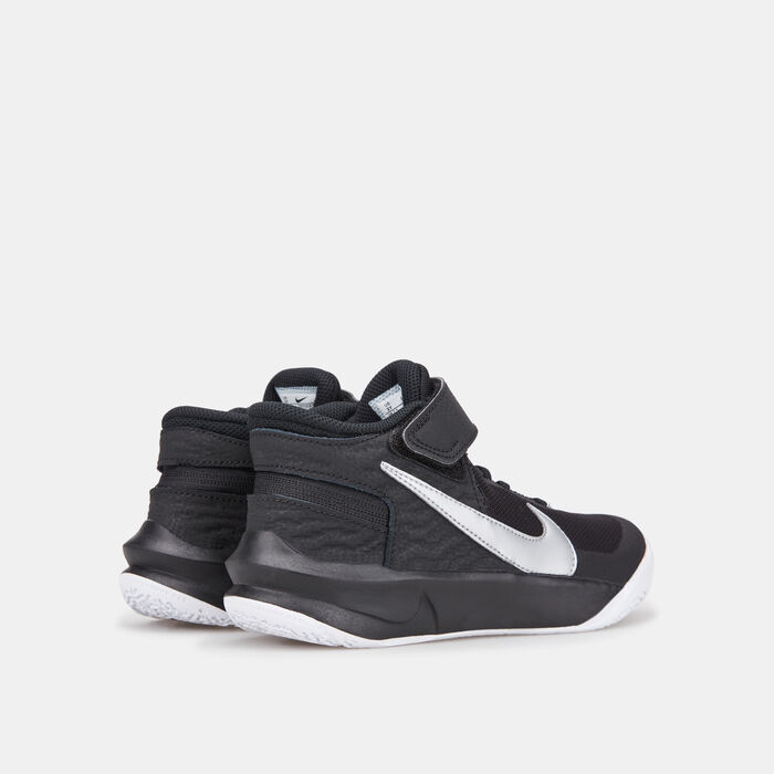 Nike Kids' Team Hustle D10 FlyEase Shoe Black Nike Kids' Team Hustle D10 FlyEase Shoe Black image number 2