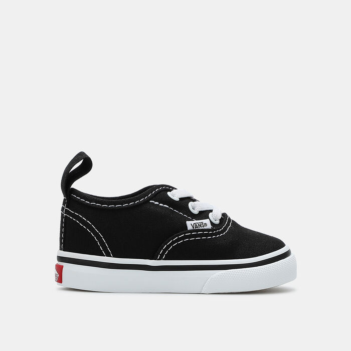 Vans Kids' Authentic Elastic Lace Shoe (Baby and Toddler) Black image number 0