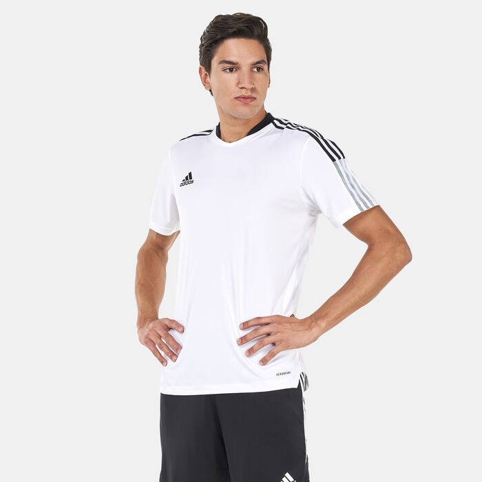 adidas Men's Tiro 21 Jersey White adidas Men's Tiro 21 Jersey White image number 0