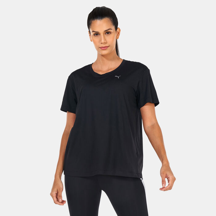 PUMA Women's Studio Trend Training T-Shirt Black PUMA Women's Studio Trend Training T-Shirt Black image number 0