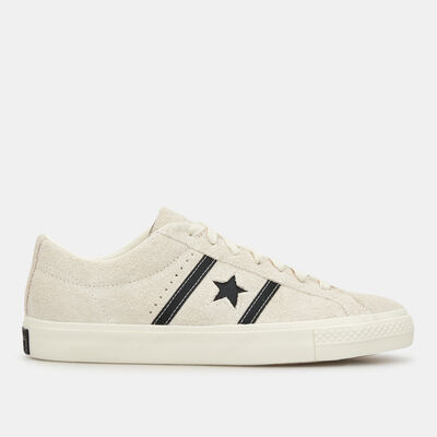 Converse Men's One Star Academy Pro Suede Shoes White