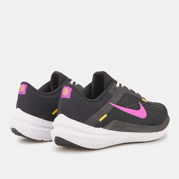 Nike Women's Winflo 10 Road Running Shoe Black Nike Women's Winflo 10 Road Running Shoe Black image number 2