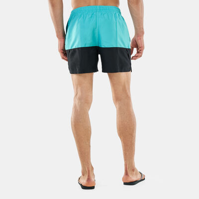 Nike Swim Men's Split Panel 5-Inch Swimming Shorts Green
