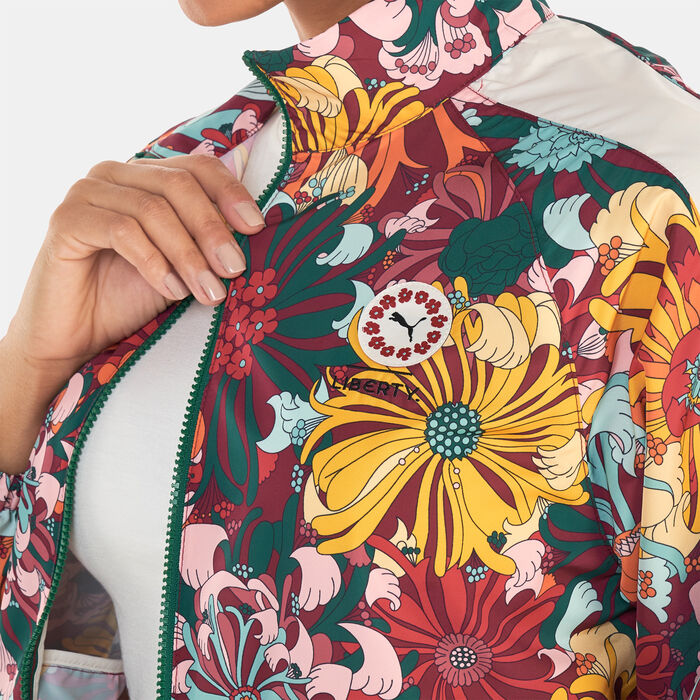 PUMA Women's x LIBERTY Allover Print Woven Jacket Multi PUMA Women's x LIBERTY Allover Print Woven Jacket Multi image number 3
