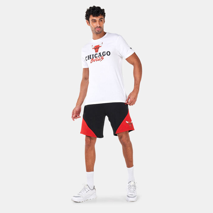 New Era Men's NBA Chicago Bulls Team Shorts Black New Era Men's NBA Chicago Bulls Team Shorts Black image number 2