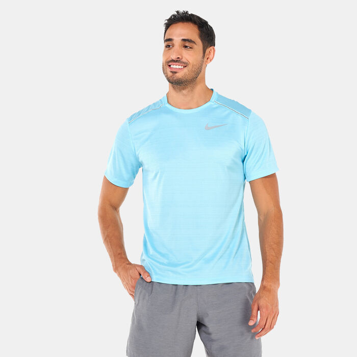 Nike Men's Dri-FIT Miller Running T-Shirt Black Nike Men's Dri-FIT Miller Running T-Shirt Black image number 0