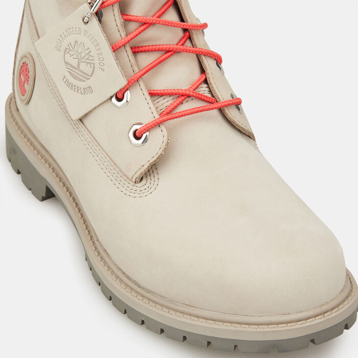 Timberland Women's 6-Inch Heritage Cupsole Waterproof Boot Beige image number 4