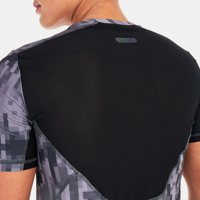 EA7 Emporio Armani Men's Vigor7 T-Shirt Grey EA7 Emporio Armani Men's Vigor7 T-Shirt Grey image number 3