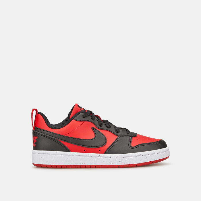Nike Kids' Court Borough Low Recraft Shoes Red Nike Kids' Court Borough Low Recraft Shoes Red image number 0