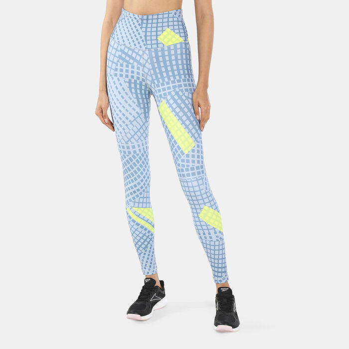 Reebok Women's Lux Bold High-Rise Leggings Grey Reebok Women's Lux Bold High-Rise Leggings Grey image number 0