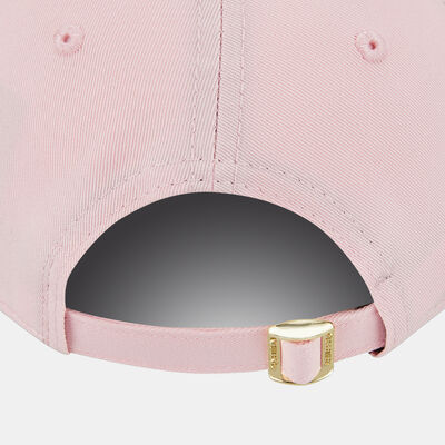 New Era Women's Metallic Logo New York Yankees 9Forty Cap Pink