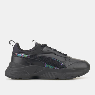 PUMA Women's Cassia Winter Wonderland Shoe Black
