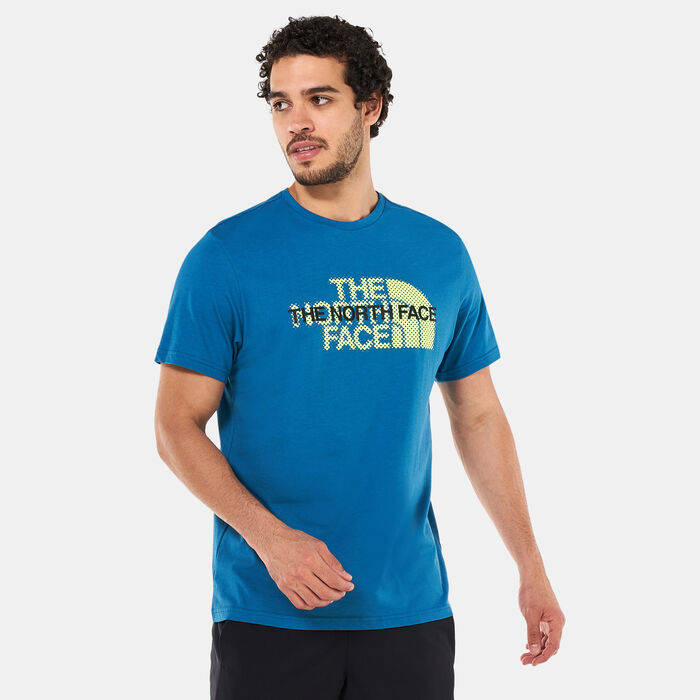 The North Face Men's Graphic T-Shirt Blue The North Face Men's Graphic T-Shirt Blue image number 0